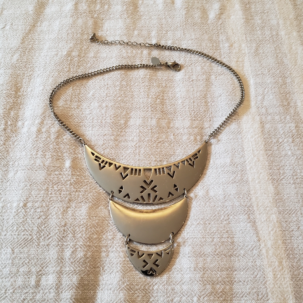 Silver Statement Necklace